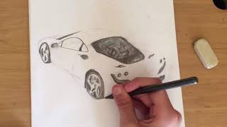 Speed draw car - Ferrari F8 Tributo