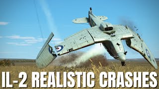Realistic Crashes, Engine Fires, Takedowns & More! V146 | IL-2 Sturmovik Flight Simulator Crashes