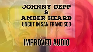 Johnny Depp & Amber Heard   Uncut In San Francisco   Improved Audio #justiceforjohnnydepp