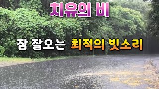 😴 듣다가 나도 모르게 잠이 쏟아지는 빗소리/ 불면증과 이명 치료를 위한 빗소리 백색소음