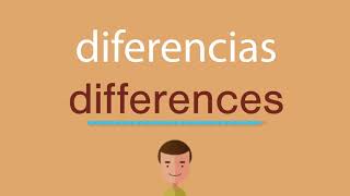 Cómo se dice diferencias en inglés