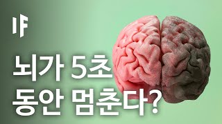 만약에 여러분의 뇌가 5초 동안 멈춘다면? [한국어 더빙] | 만약에 What If Korea