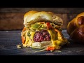 Roasted Hatch Chile Burger with Smoked Cheese Sauce | Traeger Wood Pellet Grills