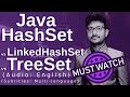 HashSet vs LinkedHashSet vs TreeSet in Java | Java Collections in English (Java Tutorial)