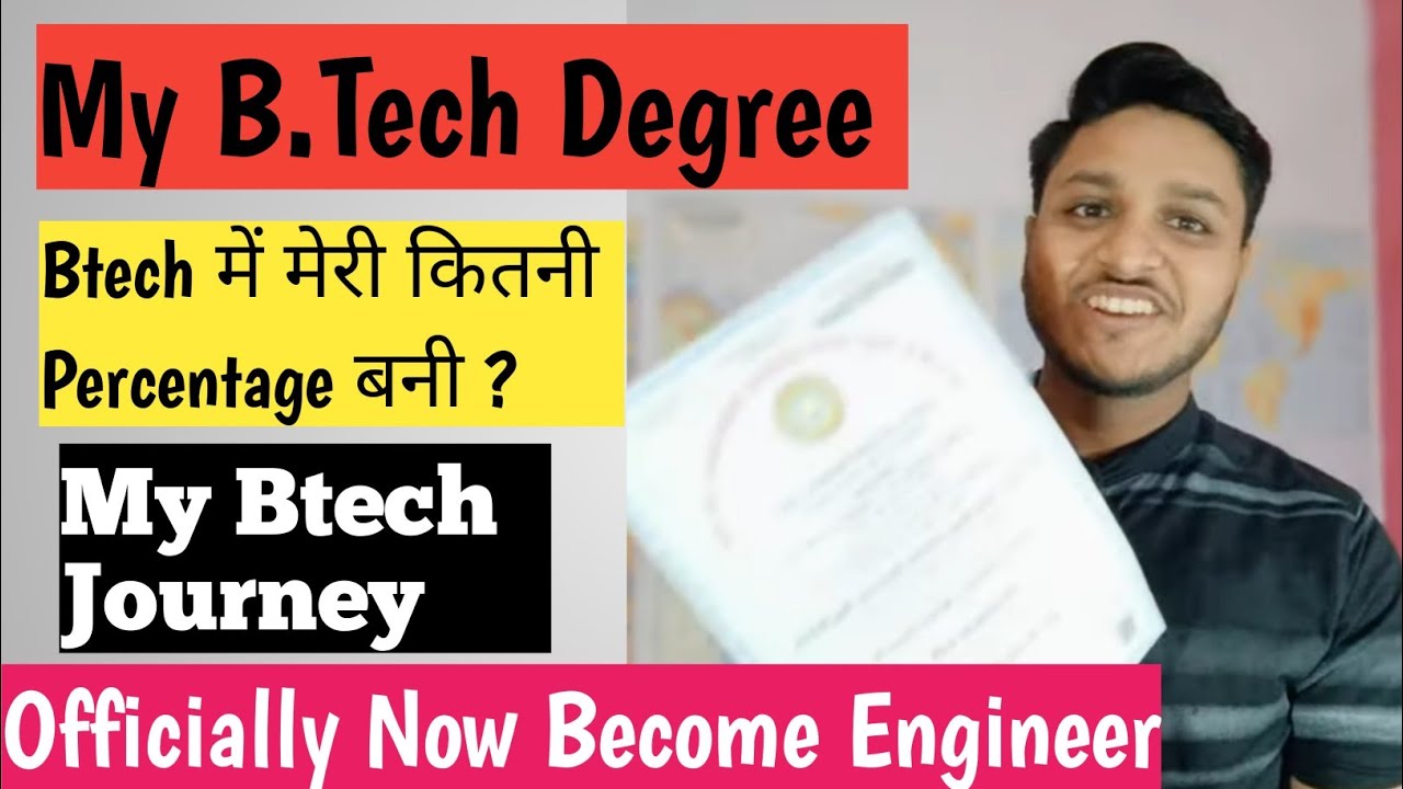 Finally I Become Engineer Officially | My B.Tech Journey | B.Tech ...