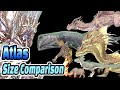 Atlas monster size comparison (아틀라스 몬스터 크기 비교)