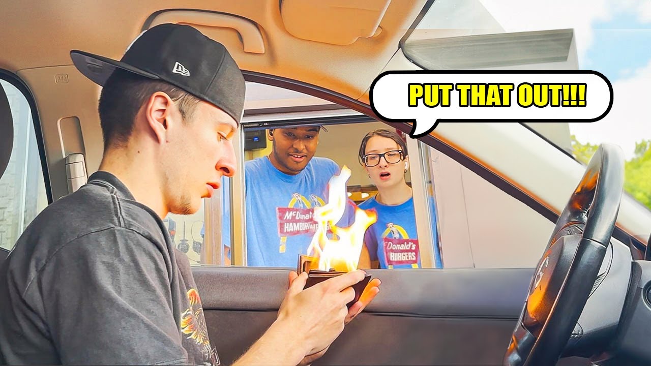 Fire Wallet Prank Youtube