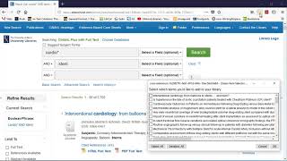 Importing References into Zotero from EBSCO Database