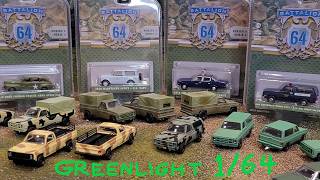 1/64 Diecast US Army MILITARY Collection by GREENLIGHT - Battalion 64 Series 4 REVIEW