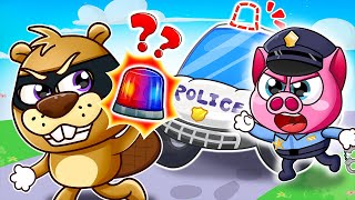 Where Is My Siren Song?🚨Police Car Song 🚓 | Kids Songs \u0026 Nursery Rhymes by Lamba Lamby