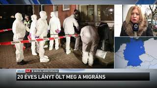 20 éves lányt ölt meg a migráns