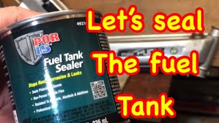 POR15 tank sealer ( How to seal your fuel tank ) Gas Petrol