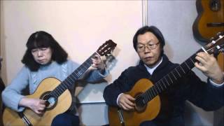 BARCAROLLE  N.Coste  Duo    舟歌    コスト  2重奏　　石田　忠・淑恵　クラシックギター