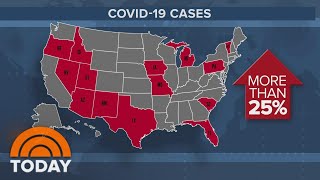 Growing Concern As States See 25% Spike In Coronavirus Cases Amid Reopening | TODAY