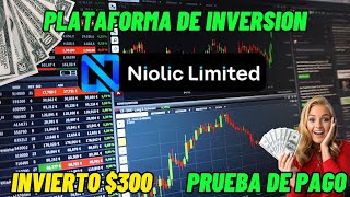 NIOLIC🤑invierto $300🤑plataforma de inversión🤑staking🤑CAJA GRATS🤑trading🤑GANA  DIARIO🤑