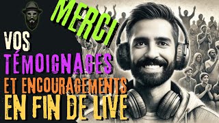 Vos témoignages et encouragements en fin de live TikTok : Merci ! @CasusLady @GodlyVerses