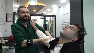 INTENSE Head Massage Face Massage Back Massage ASMR Turkish Barber