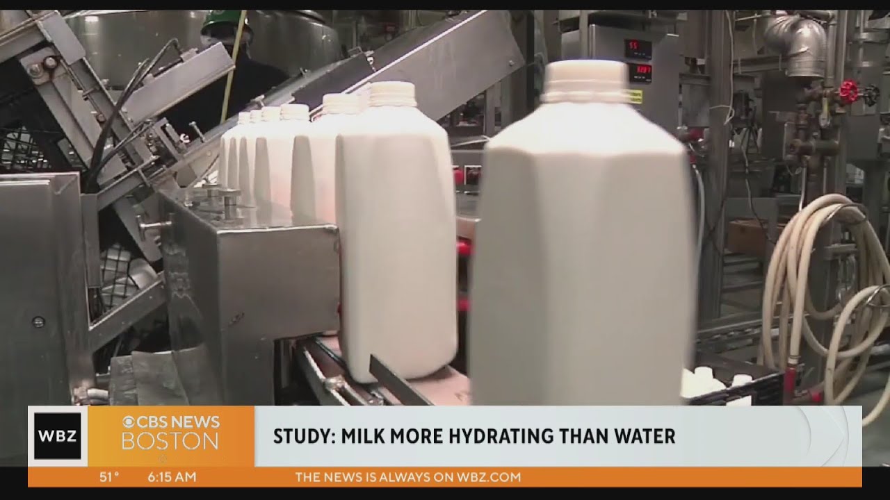 Milk Is A Better Drink For Hydration Than Water, Study Finds - YouTube