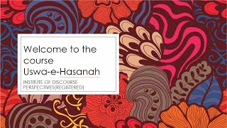 Uswah-e-Hasna Course Last Class