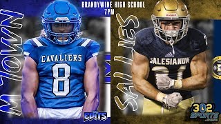 Middletown visits Salesianum Football LIVE from Brandywine High School