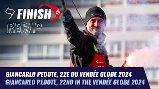 Giancarlo Pedote, 22e du Vendée Globe  | Finish Recap | Vendée Globe 2024