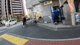 Commuting by bike in Southern Tokyo