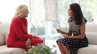 Spanish Queen Letizia receives first lady of United States Jill Biden | AFP