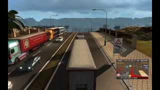 Euro Truck Simulator 2 - PC - Truck Sim Map v6.1 - Video 1