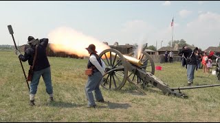 Shooting cannons at Wyoming's Fort Caspar