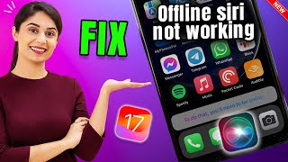 iOS 17 : How To Use Siri Without Internet Connection iPhone | Offline siri not working