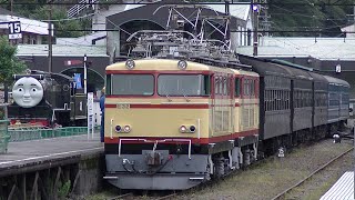 【大井川鐵道】臨時EL重連急行列車かわね路号右側車窓（大井川鐵路對號電氣火車川根路號窗景） 千頭～川根温泉笹間渡～家山～新金谷 23 July 2020（REIWA 2nd）