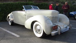 Rare 1937 Cord 812 Phaeton (w/ startup)