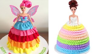 12 Beautiful Barbie Cake Decorating || Amazing Princess Cake Decorating Ideas ♡