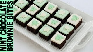 GLUTEN FREE BROWNIES The BEST MINT CHOCOLATE BROWNIE BITES Easy Gluten Free Recipes! GlutenFreeHabit