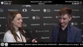 FIDE's decision on Karjakin looks odd, to say the least! | Daniil Dubov | FIDE Grand Prix | Round 2