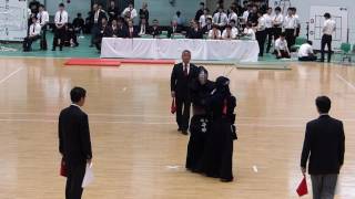 2016 全日本学生剣道選手権 準々決勝 鹿体大 牧島 vs 明大 千田（延長から）