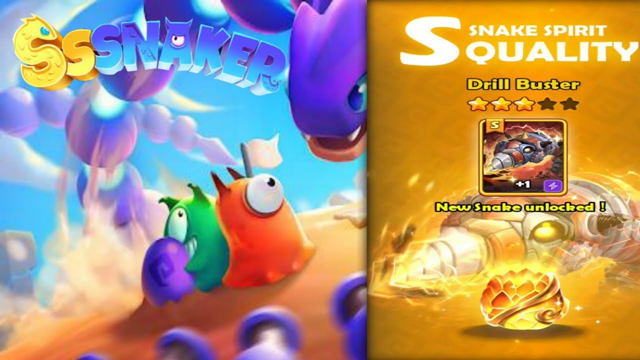 Sssnaker Unlocked New Snake Drill Buster Youtube