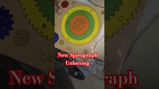 New spirograph unboxing. Beautiful drawing with spirograph