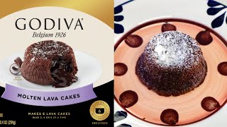 GODIVA Molten Lava Cakes 🌋🍫 | Volcan de Chocolate (#92)