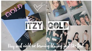 🩵открываю альбомы Itzy 'Gold' | regular & nemo ver.･:*:･ﾟ⟨kpop itzy album unboxing⟩