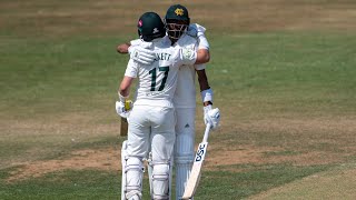 Duckett and Hameed utterly dominant: Derbyshire v Notts day one highlights