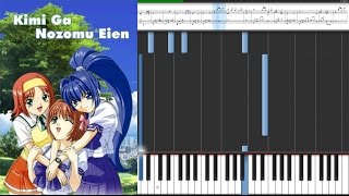 Kimi ga Nozomu Eien - Yarusenai Takayuki / Anime Piano Tutorial Sheet Music