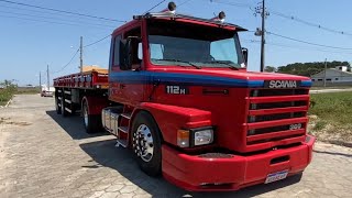 BRUNO GARCIA CAUSANDO COM O SCANIA 112 EM ARARANGUÁ | CAMINHÃO