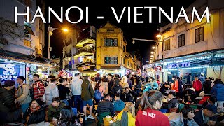 1 Hour Relaxing Walk Around Hanoi's Busy Old Quarter | Street Noise For Relaxation \u0026 Stress Relief