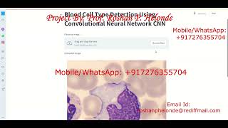 Blood Cell Identification Using Python Code || Blood Cell Analysis Using Python Source Code