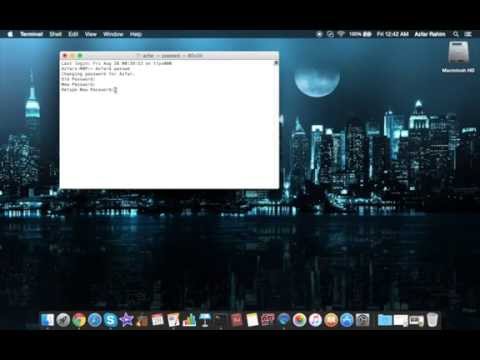 How to Reset Password With Terminal How to Reset Password With Terminal