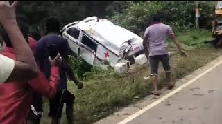 Sri lanka new Benz ambulance accident