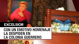 Entre cantos y lágrimas, así fue la emotiva despedida a Paquita la del Barrio