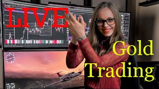 Live Gold (XAUUSD) Trading \u0026 Technical Analysis - My Gold Trading Strategy