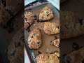 Sourdough blueberry scones! One of my fave ways to use up some blueberries 🫐 #sourdough #baking